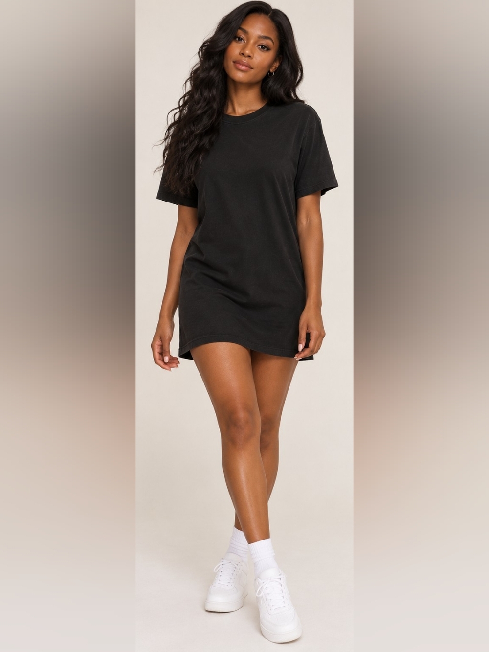 MISSGUIDED 🖤 Basic Black T-Shirt Dress 🖤 Size US 4/UK 8